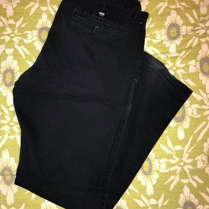 Vans//Black//chino pants